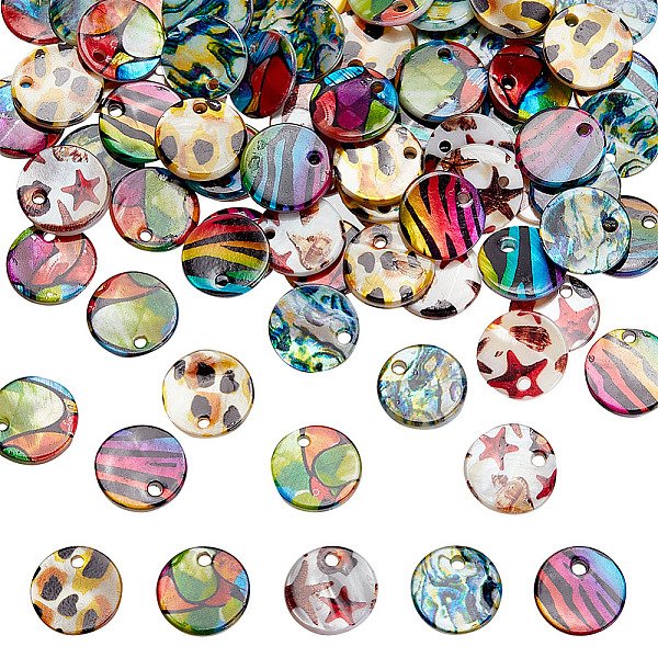 PandaHall arricraft 80 Pcs 5 Styles Natural Shell Charms, Mixed Color Flat Round Pendants Printed Shell Beads Loose Craft Accessories for..., Multicolor
PandaHall arricraft 80 Pcs 5 Styles Natural Shell Charms, Mixed Color Flat Round Pendants Printed Shell Beads Loose Craft Accessories for..., Multicolor