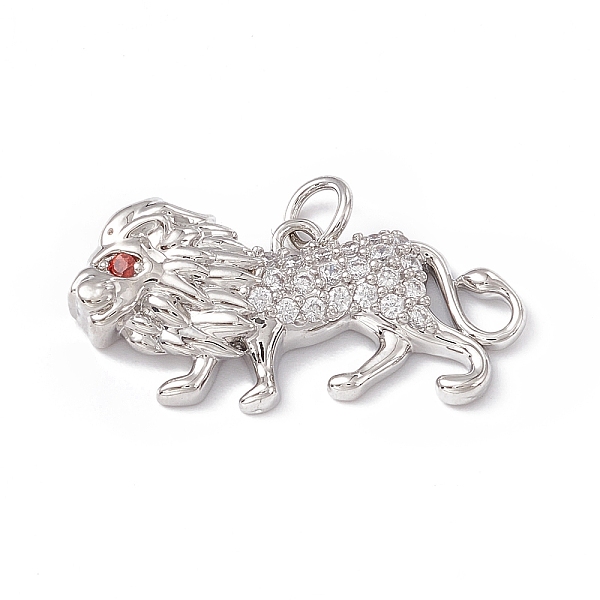 PandaHall Brass Micro Pave Cubic Zirconia Pendants, Lion Charm, Platinum, 12.5x27x3.5mm, Hole: 3mm Brass+Cubic Zirconia Lion Clear
PandaHall Brass Micro Pave Cubic Zirconia Pendants, Lion Charm, Platinum, 12.5x27x3.5mm, Hole: 3mm Brass+Cubic Zirconia Lion Clear