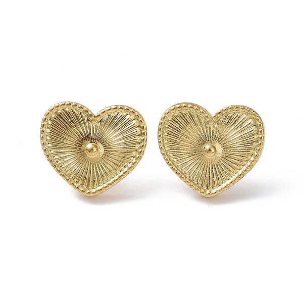PandaHall Ion Plating(IP) 304 Stainless Steel Stud Earring for Women, Heart, Real 18K Gold Plated, 13x15mm, Pin: 0.8mm 304 Stainless Steel...
PandaHall Ion Plating(IP) 304 Stainless Steel Stud Earring for Women, Heart, Real 18K Gold Plated, 13x15mm, Pin: 0.8mm 304 Stainless Steel...