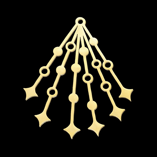 PandaHall 201 Stainless Steel Pendants, Laser Cut, Star, Golden, 43.5x37.5x1mm, Hole: 1.6mm 201 Stainless Steel Star
PandaHall 201 Stainless Steel Pendants, Laser Cut, Star, Golden, 43.5x37.5x1mm, Hole: 1.6mm 201 Stainless Steel Star