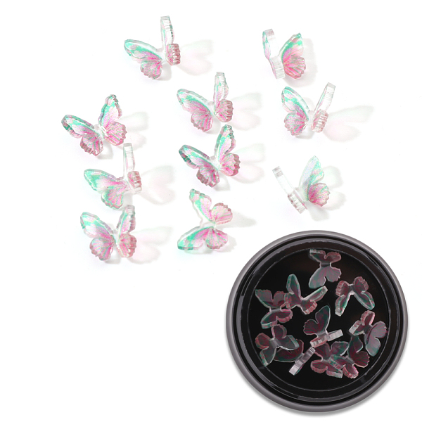PandaHall 3D Resin Cabochons, Nail Art Studs, Nail Art Decoration Accessories, Butterfly, Pearl Pink, 7.5x7~8x2~3mm, 10pcs/box Resin...
PandaHall 3D Resin Cabochons, Nail Art Studs, Nail Art Decoration Accessories, Butterfly, Pearl Pink, 7.5x7~8x2~3mm, 10pcs/box Resin...