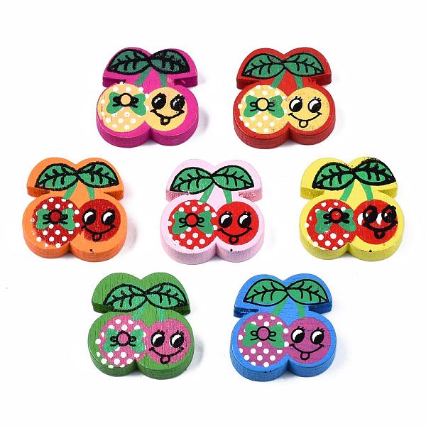 PandaHall 6 Styles Printed Natural Wooden Beads, Dyed, Strawberry, Mixed Color, 20x20x5mm, Hole: 1.5mm, about 625pcs/500g Wood Fruit..., Multicolor
PandaHall 6 Styles Printed Natural Wooden Beads, Dyed, Strawberry, Mixed Color, 20x20x5mm, Hole: 1.5mm, about 625pcs/500g Wood Fruit..., Multicolor