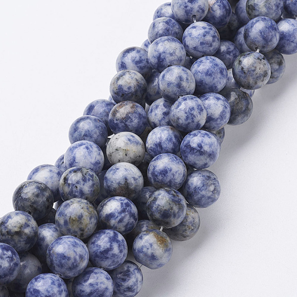 PandaHall Gemstone Beads, Natural Blue Spot Jasper, Round, Cornflower Blue, 12mm, Hole: 1mm, about 32pcs/strand, 16 inch Blue Spot Jasper...
PandaHall Gemstone Beads, Natural Blue Spot Jasper, Round, Cornflower Blue, 12mm, Hole: 1mm, about 32pcs/strand, 16 inch Blue Spot Jasper...