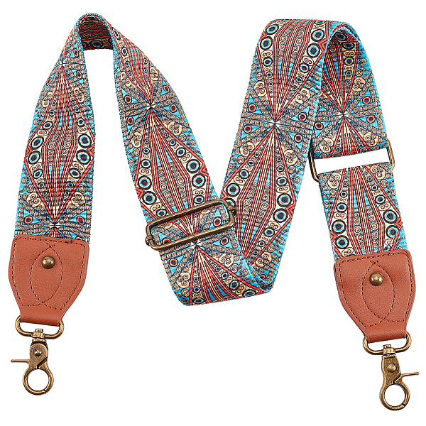 PandaHall 1Pc Ethnic Style Adjustable Polyester Webbing Bag Straps, with Zinc Alloy Swivel Clasps & Iron Adjuster Buckle, Orange Red...
PandaHall 1Pc Ethnic Style Adjustable Polyester Webbing Bag Straps, with Zinc Alloy Swivel Clasps & Iron Adjuster Buckle, Orange Red...