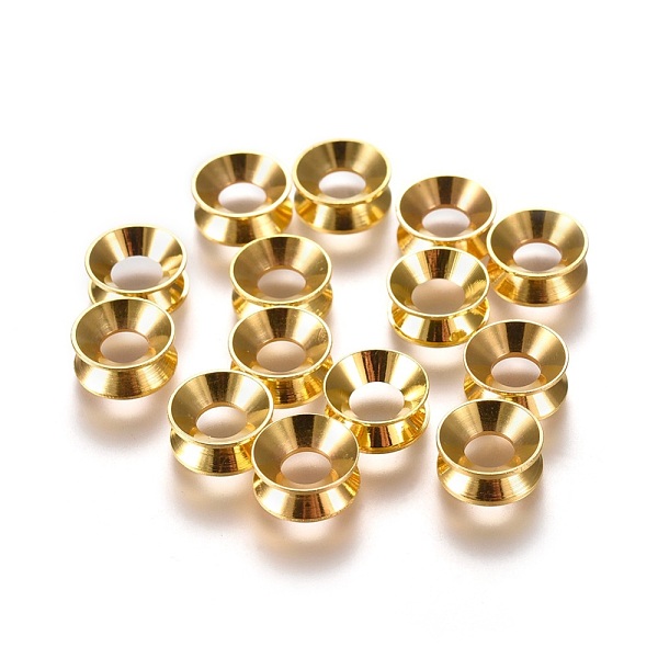 PandaHall Brass European Beads, Rondelle, Large Hole Beads, Golden, 9x4mm, Hole: 4mm Brass Rondelle
PandaHall Brass European Beads, Rondelle, Large Hole Beads, Golden, 9x4mm, Hole: 4mm Brass Rondelle