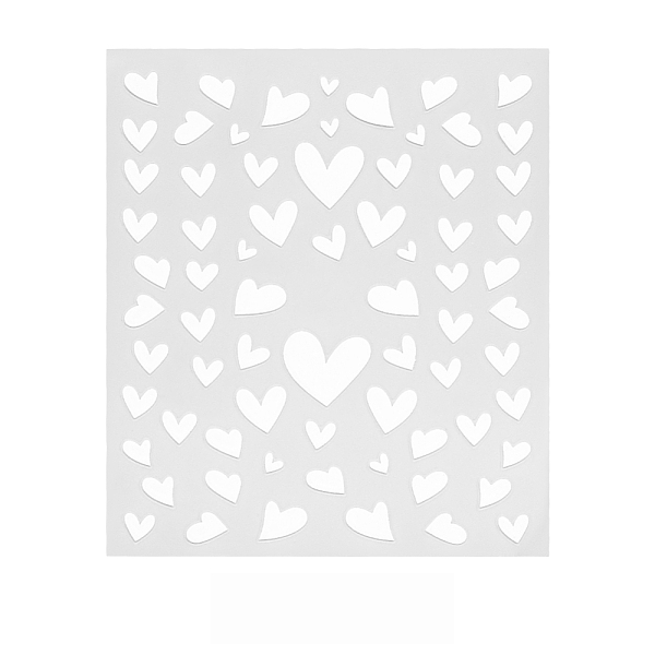 PandaHall 3D Self-Adhesive Nail Sticker Decals, Self Adhesive, Nails Tips DIY Toenails Nail Tattoos, White, Heart Pattern, 90x77mm Paper...
PandaHall 3D Self-Adhesive Nail Sticker Decals, Self Adhesive, Nails Tips DIY Toenails Nail Tattoos, White, Heart Pattern, 90x77mm Paper...
