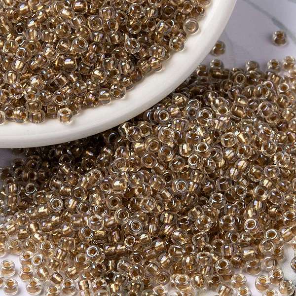 PandaHall MIYUKI Round Rocailles Beads, Japanese Seed Beads, 8/0, (RR1133) Inside Dyed Blush, 3mm, Hole: 1.1mm, about 422~455pcs/10g Glass..., Pink
PandaHall MIYUKI Round Rocailles Beads, Japanese Seed Beads, 8/0, (RR1133) Inside Dyed Blush, 3mm, Hole: 1.1mm, about 422~455pcs/10g Glass..., Pink