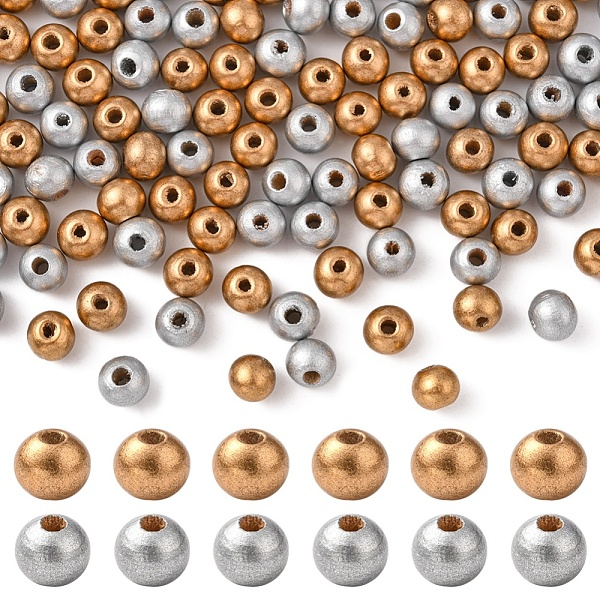 PandaHall 200Pcs 2 Colors Spray Painted Natural Wood Beads, Round, Mixed Color, 8x7mm, Hole: 2.5mm, 100pcs/color Schima Wood Round..., Multicolor
PandaHall 200Pcs 2 Colors Spray Painted Natural Wood Beads, Round, Mixed Color, 8x7mm, Hole: 2.5mm, 100pcs/color Schima Wood Round..., Multicolor