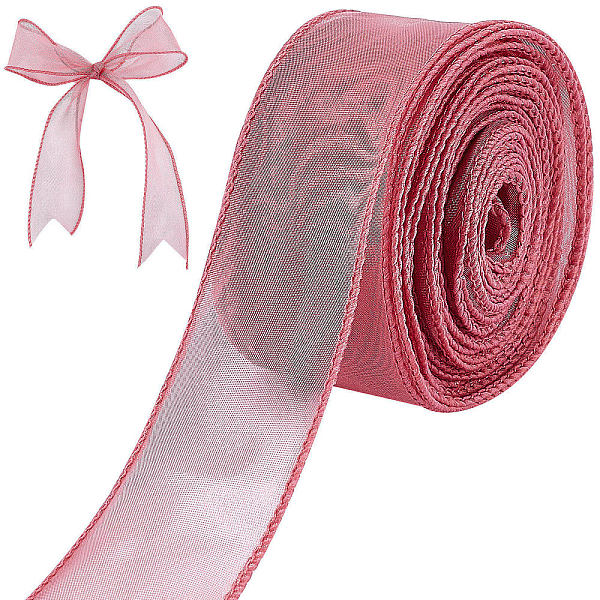 PandaHall CRASPIRE Sheer Organza Ribbon Coral Pink 40mm x 10m Chiffon Ribbon roll for DIY Crafts, Gift Wrapping, Bouquet, Bows, Wedding...
PandaHall CRASPIRE Sheer Organza Ribbon Coral Pink 40mm x 10m Chiffon Ribbon roll for DIY Crafts, Gift Wrapping, Bouquet, Bows, Wedding...