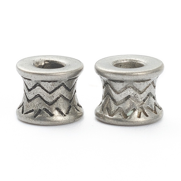 PandaHall 304 Stainless Steel Beads, Column, Antique Silver, 8x6.5mm, Hole: 3.3mm 304 Stainless Steel Column
PandaHall 304 Stainless Steel Beads, Column, Antique Silver, 8x6.5mm, Hole: 3.3mm 304 Stainless Steel Column