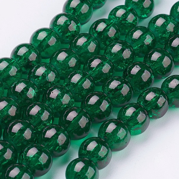 PandaHall Spray Painted Crackle Glass Beads Strands, Round, Dark Green, 6mm, Hole: 1.3~1.6mm, about 133pcs/strand, 31.4 inch Glass Round...
PandaHall Spray Painted Crackle Glass Beads Strands, Round, Dark Green, 6mm, Hole: 1.3~1.6mm, about 133pcs/strand, 31.4 inch Glass Round...