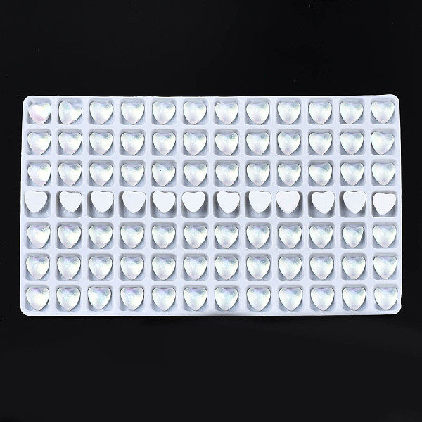 PandaHall Translucent K9 Glass Cabochons, Flat Back, Heart, Clear, 7.5x8x4mm, about 84pcs/bag Glass Heart Clear
PandaHall Translucent K9 Glass Cabochons, Flat Back, Heart, Clear, 7.5x8x4mm, about 84pcs/bag Glass Heart Clear