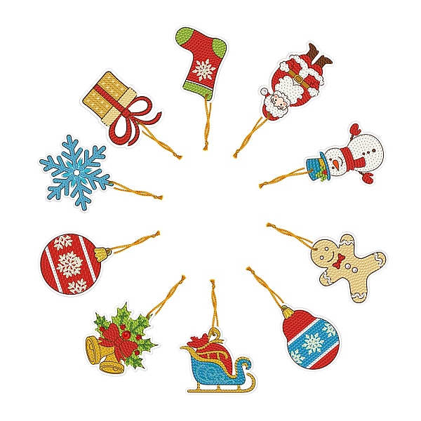 PandaHall Christmas Theme DIY Diamond Painting Pendant Decoration Kits, including Pendant, Resin Rhinestones, Diamond Sticky Pen, Tray Plate...
PandaHall Christmas Theme DIY Diamond Painting Pendant Decoration Kits, including Pendant, Resin Rhinestones, Diamond Sticky Pen, Tray Plate...