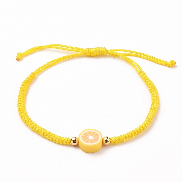 PandaHall Nylon Thread Cord Braided Bead Bracelets, with Brass Beads and Handmade Polymer Clay Heishi Beads, Gold, Inner Diameter...
PandaHall Nylon Thread Cord Braided Bead Bracelets, with Brass Beads and Handmade Polymer Clay Heishi Beads, Gold, Inner Diameter...