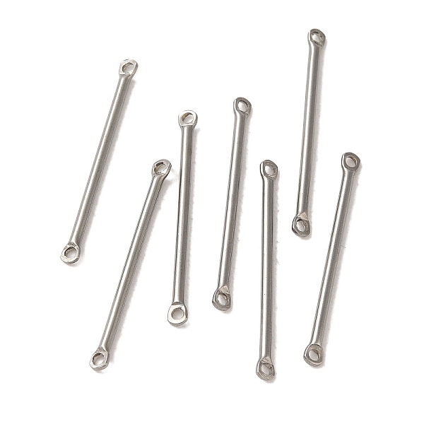 PandaHall 304 Stainless Steel Links, Bar Connector Charms, Stainless Steel Color, 30x2.5x1.5mm, Hole: 1.4mm 304 Stainless Steel Stick
PandaHall 304 Stainless Steel Links, Bar Connector Charms, Stainless Steel Color, 30x2.5x1.5mm, Hole: 1.4mm 304 Stainless Steel Stick