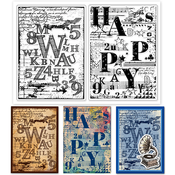 PandaHall GLOBLELAND Retro Letters Numbers Background Clear Stamps for DIY Scrapbooking Vintage Words Text Silicone Stamp Seals Transparent...
PandaHall GLOBLELAND Retro Letters Numbers Background Clear Stamps for DIY Scrapbooking Vintage Words Text Silicone Stamp Seals Transparent...