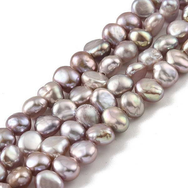 PandaHall Natural Cultured Freshwater Pearl Beads Strands, Two Sides Polished, Grade 5A, Thistle, 4~5mm, Hole: 0.5mm, about 39pcs/strand..., Purple
PandaHall Natural Cultured Freshwater Pearl Beads Strands, Two Sides Polished, Grade 5A, Thistle, 4~5mm, Hole: 0.5mm, about 39pcs/strand..., Purple