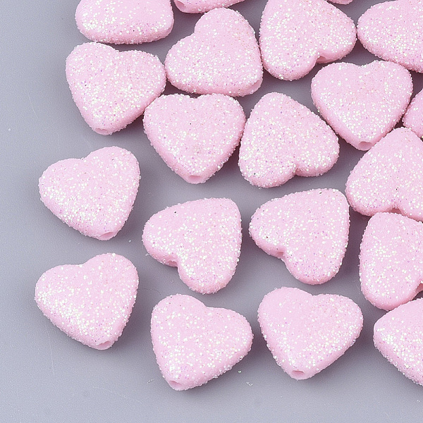 PandaHall Opaque Acrylic Beads, with Glitter Powder, Heart, Pearl Pink, 12.5x13.5x6mm, Hole: 1.5mm Acrylic Heart
PandaHall Opaque Acrylic Beads, with Glitter Powder, Heart, Pearl Pink, 12.5x13.5x6mm, Hole: 1.5mm Acrylic Heart
