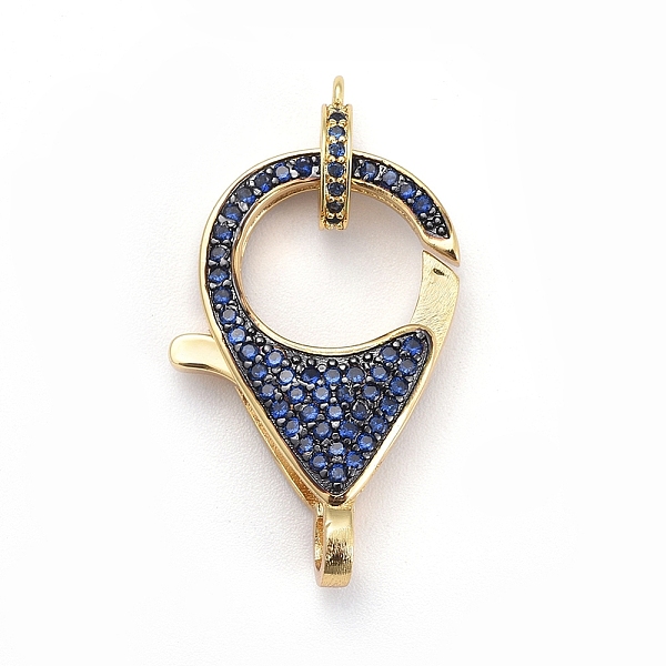 PandaHall Brass Micro Pave Cubic Zirconia Lobster Claw Clasps, with Bail Beads/Tube Bails, Blue, Golden, Clasp: 27x17x5mm, Hole: 3mm, Tube...
PandaHall Brass Micro Pave Cubic Zirconia Lobster Claw Clasps, with Bail Beads/Tube Bails, Blue, Golden, Clasp: 27x17x5mm, Hole: 3mm, Tube...