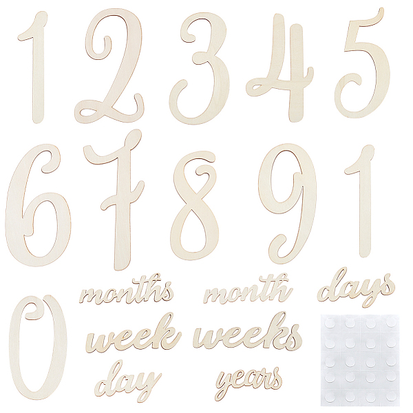 PandaHall Wood Baby Milestone Numbers Signs Sets, Newborn Photography Prop, Baby Age Milestone Marker Keepsake, Old Lace...
PandaHall Wood Baby Milestone Numbers Signs Sets, Newborn Photography Prop, Baby Age Milestone Marker Keepsake, Old Lace...
