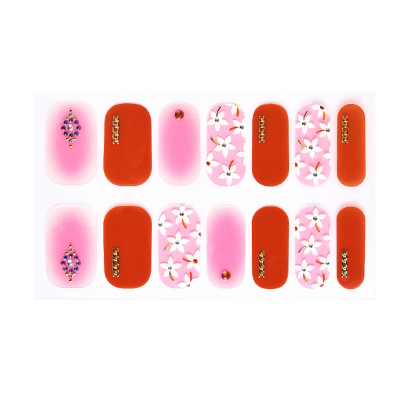 PandaHall Full Cover Nombre Nail Stickers, Self-Adhesive, for Nail Tips Decorations, Colorful, 24x8mm, 14pcs/sheet Paper Flower
PandaHall Full Cover Nombre Nail Stickers, Self-Adhesive, for Nail Tips Decorations, Colorful, 24x8mm, 14pcs/sheet Paper Flower