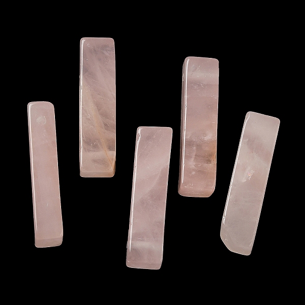 PandaHall Natural Rose Quartz Pendants, Rectangle Charms, 39~40x9.5~10x8~8.5mm, Hole: 1.8~2mm Rose Quartz Rectangle
PandaHall Natural Rose Quartz Pendants, Rectangle Charms, 39~40x9.5~10x8~8.5mm, Hole: 1.8~2mm Rose Quartz Rectangle