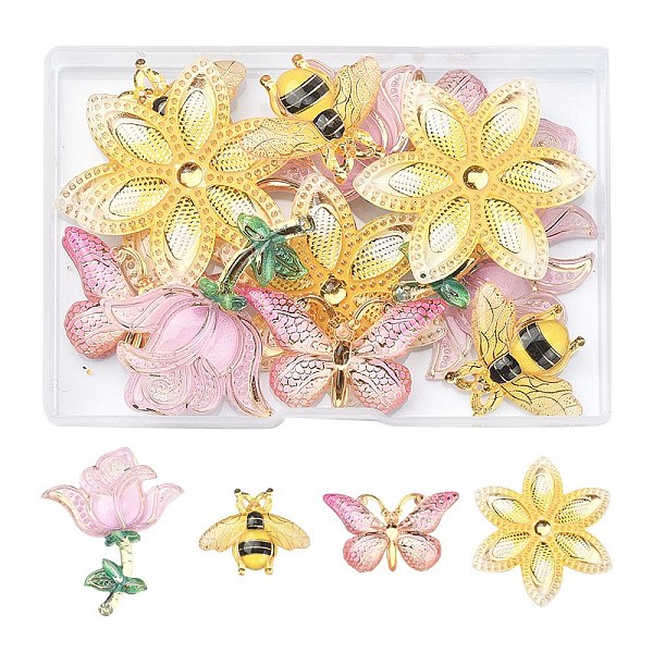 PandaHall DIY Jewelry Making Finding Kit, Including Transparent Acrylic Pendants & Connector Charms, Bees & Flower & Butterfly, Mixed Color..., Multicolor
PandaHall DIY Jewelry Making Finding Kit, Including Transparent Acrylic Pendants & Connector Charms, Bees & Flower & Butterfly, Mixed Color..., Multicolor