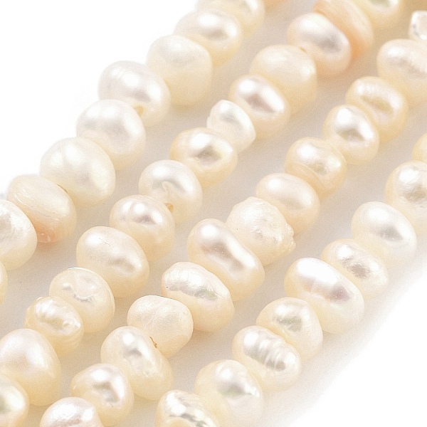 PandaHall Natural Cultured Freshwater Pearl Beads Strands, Grade 2A+, Rondelle, Navajo White, 3~3.5mm, Hole: 0.6mm, about 66pcs/strand, 7.09...
PandaHall Natural Cultured Freshwater Pearl Beads Strands, Grade 2A+, Rondelle, Navajo White, 3~3.5mm, Hole: 0.6mm, about 66pcs/strand, 7.09...