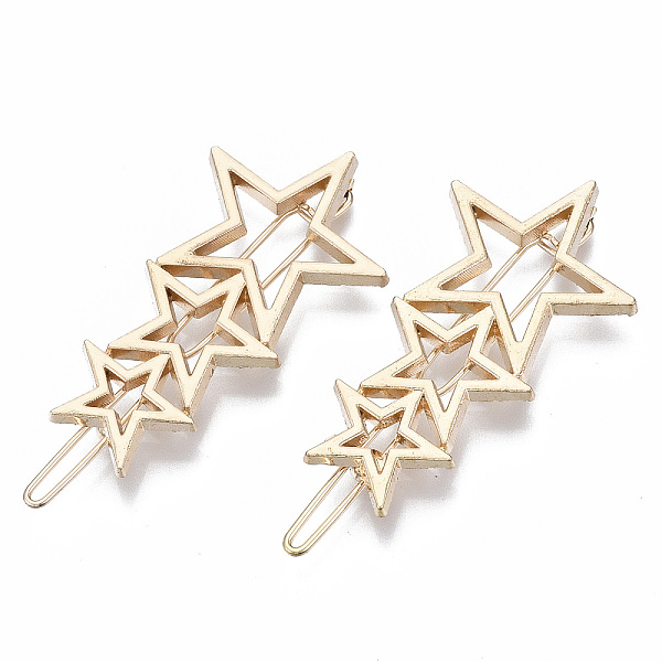 PandaHall Alloy Hollow Geometric Hair Pin, Ponytail Holder Statement, Hair Accessories for Women, Cadmium Free & Lead Free, Star, Golden...
PandaHall Alloy Hollow Geometric Hair Pin, Ponytail Holder Statement, Hair Accessories for Women, Cadmium Free & Lead Free, Star, Golden...