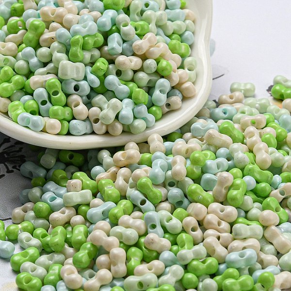 PandaHall Opaque Baking Paint Glass Seed Beads, Peanut, Yellow Green, 6x3x3mm, Hole: 1.2mm, about 4000pcs/pound Glass Peanut
PandaHall Opaque Baking Paint Glass Seed Beads, Peanut, Yellow Green, 6x3x3mm, Hole: 1.2mm, about 4000pcs/pound Glass Peanut