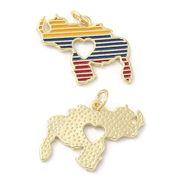 PandaHall Brass Enamel Pendants, with Jump Ring, Long-Lasting Plated, Lead Free & Cadmium Free, Real 18K Gold Plated, Map with Heart Charm..., Yellow
PandaHall Brass Enamel Pendants, with Jump Ring, Long-Lasting Plated, Lead Free & Cadmium Free, Real 18K Gold Plated, Map with Heart Charm..., Yellow