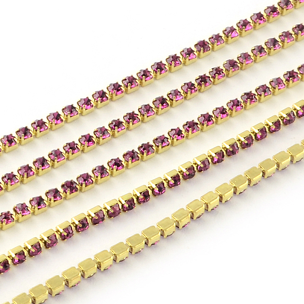 PandaHall Nickel Free Raw(Unplated) Brass Rhinestone Strass Chains, Rhinestone Cup Chain, 2880pcs rhinestone/bundle, Grade A, Rose, 2.2mm..., Pink
PandaHall Nickel Free Raw(Unplated) Brass Rhinestone Strass Chains, Rhinestone Cup Chain, 2880pcs rhinestone/bundle, Grade A, Rose, 2.2mm..., Pink