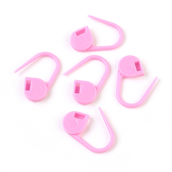 PandaHall Eco-Friendly ABS Plastic Knitting Crochet Locking Stitch Markers Holder, Pearl Pink, 22x11x3mm, Pin: 1mm Plastic Pink
PandaHall Eco-Friendly ABS Plastic Knitting Crochet Locking Stitch Markers Holder, Pearl Pink, 22x11x3mm, Pin: 1mm Plastic Pink