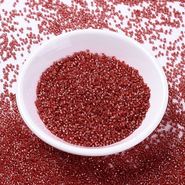 PandaHall MIYUKI Delica Beads, Cylinder, Japanese Seed Beads, 11/0, (DB2159) Duracoat Silver Lined Dyed Light Cranberry, 1.3x1.6mm, Hole..., Purple
PandaHall MIYUKI Delica Beads, Cylinder, Japanese Seed Beads, 11/0, (DB2159) Duracoat Silver Lined Dyed Light Cranberry, 1.3x1.6mm, Hole..., Purple