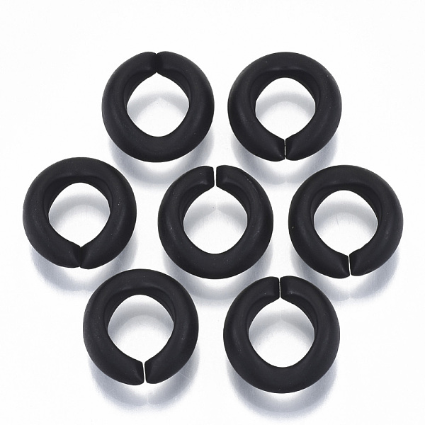 PandaHall Opaque Spray Painted Acrylic Linking Rings, Quick Link Connectors, for Rolo Chains Making, Frosted, Ring, Black, 20x18x8mm, Inner...
PandaHall Opaque Spray Painted Acrylic Linking Rings, Quick Link Connectors, for Rolo Chains Making, Frosted, Ring, Black, 20x18x8mm, Inner...