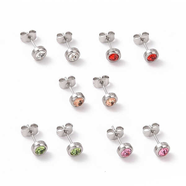 PandaHall Rhinestone Column Stud Earrings, Stainless Steel Color Plated 304 Stainless Steel Jewelry for Women, Mixed Color, 15x6mm, Pin..., Multicolor
PandaHall Rhinestone Column Stud Earrings, Stainless Steel Color Plated 304 Stainless Steel Jewelry for Women, Mixed Color, 15x6mm, Pin..., Multicolor