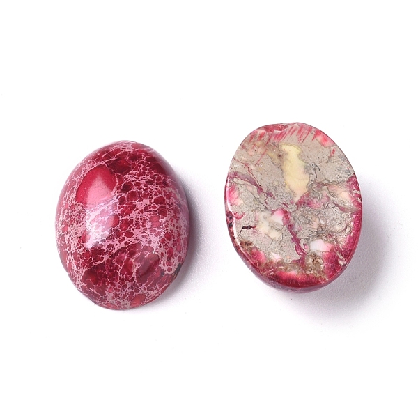 PandaHall Synthetic Imperial Jasper Cabochons, Oval, Dyed, 18~18.5x13~13.5x6~6.5mm Imperial Jasper Oval
PandaHall Synthetic Imperial Jasper Cabochons, Oval, Dyed, 18~18.5x13~13.5x6~6.5mm Imperial Jasper Oval