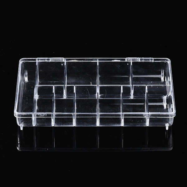 PandaHall Polystyrene Bead Storage Containers, with Cover and 11 Grids, for Jewelry Beads Small Accessories, Rectangle, Clear...
PandaHall Polystyrene Bead Storage Containers, with Cover and 11 Grids, for Jewelry Beads Small Accessories, Rectangle, Clear...