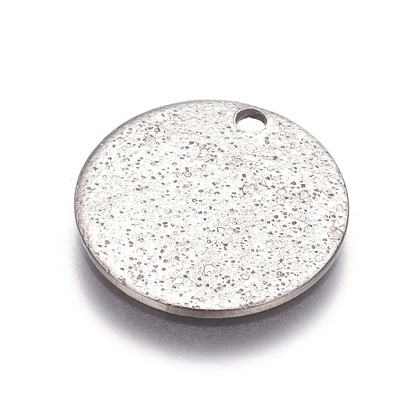 PandaHall 304 Stainless Steel Textured Pendants, Flat Round, Stainless Steel Color, 15x1mm, Hole: 1.6mm 304 Stainless Steel Flat Round
PandaHall 304 Stainless Steel Textured Pendants, Flat Round, Stainless Steel Color, 15x1mm, Hole: 1.6mm 304 Stainless Steel Flat Round