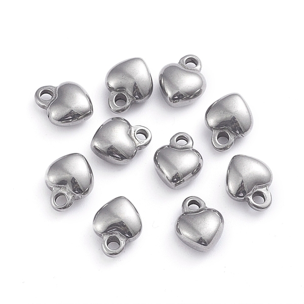 PandaHall 304 Stainless Steel Charms, Heart, Stainless Steel Color, 7x9x4mm, Hole: 1.6mm 304 Stainless Steel Heart
PandaHall 304 Stainless Steel Charms, Heart, Stainless Steel Color, 7x9x4mm, Hole: 1.6mm 304 Stainless Steel Heart