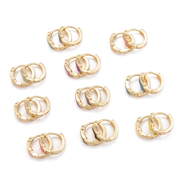 PandaHall Brass Micro Pave Clear Cubic Zirconia Huggie Hoop Earrings, with Enamel, Lightning Bolt, Real 18K Gold Plated, Mixed Color..., Multicolor
PandaHall Brass Micro Pave Clear Cubic Zirconia Huggie Hoop Earrings, with Enamel, Lightning Bolt, Real 18K Gold Plated, Mixed Color..., Multicolor
