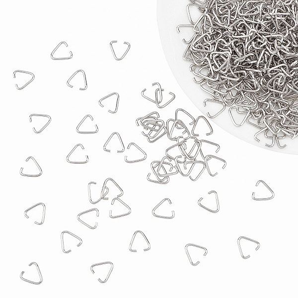 PandaHall Iron Triangle Rings, Buckle Clasps, Fit For Top Drilled Beads, Webbing, Strapping Bags, Platinum, 10.5x11x1mm, 400pcs/box Iron
PandaHall Iron Triangle Rings, Buckle Clasps, Fit For Top Drilled Beads, Webbing, Strapping Bags, Platinum, 10.5x11x1mm, 400pcs/box Iron
