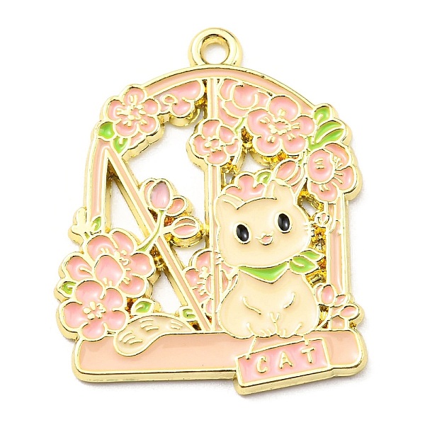 PandaHall Zinc Alloy Enamel Pendants, Light Gold, Cat Charm, Arch, 30x24.5x1.5mm, Hole: 1.6mm Alloy+Enamel Arch Multicolor
PandaHall Zinc Alloy Enamel Pendants, Light Gold, Cat Charm, Arch, 30x24.5x1.5mm, Hole: 1.6mm Alloy+Enamel Arch Multicolor