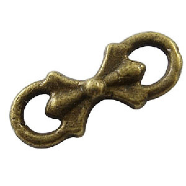 PandaHall Tibetan Style Bowknot Links connectors, Cadmium Free & Nickel Free & Lead Free, Antique Bronze, 16mm long, 6mm wide, 3.5mm thick...
PandaHall Tibetan Style Bowknot Links connectors, Cadmium Free & Nickel Free & Lead Free, Antique Bronze, 16mm long, 6mm wide, 3.5mm thick...