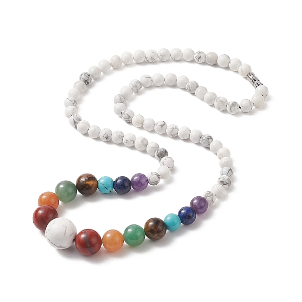 PandaHall Natural & Synthetic Mixed Gemstone Graduated Beaded Necklace for Women, 21.61 inch(54.9cm) Mixed Stone
PandaHall Natural & Synthetic Mixed Gemstone Graduated Beaded Necklace for Women, 21.61 inch(54.9cm) Mixed Stone