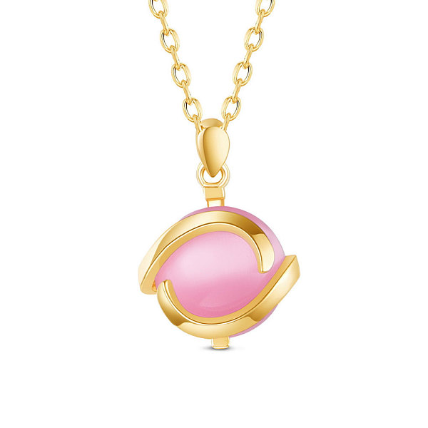 PandaHall SHEGRACE 925 Sterling Silver Pendant Necklace, with Opal, Golden, Round, Pearl Pink, 17.72 inch(45cm) Sterling Silver Pink
PandaHall SHEGRACE 925 Sterling Silver Pendant Necklace, with Opal, Golden, Round, Pearl Pink, 17.72 inch(45cm) Sterling Silver Pink