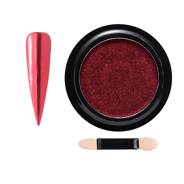 PandaHall Chameleon Color Change Nail Chrome Powder, Shinning Mirror Effect, with One Brush, Dark Red, 40x17mm, about 0.5g/box Plastic...
PandaHall Chameleon Color Change Nail Chrome Powder, Shinning Mirror Effect, with One Brush, Dark Red, 40x17mm, about 0.5g/box Plastic...