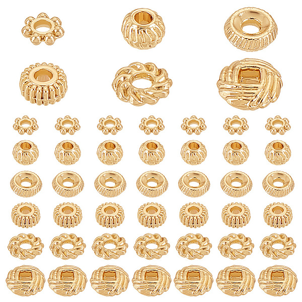 PandaHall PH 300PCS Gold Spacer Beads 6 Style Alloy Jewelry Bead Charm Spacers Wreath Beads Rondelle Disc Loose Beads for Jewelry Making...
PandaHall PH 300PCS Gold Spacer Beads 6 Style Alloy Jewelry Bead Charm Spacers Wreath Beads Rondelle Disc Loose Beads for Jewelry Making...