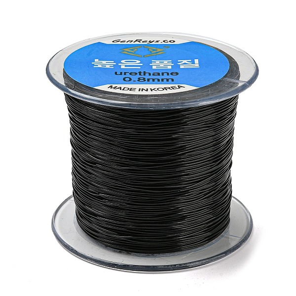 PandaHall Korean Elastic Crystal Thread, Black, 0.8mm, about 142.16 yards(130m)/roll TPU Round Black
PandaHall Korean Elastic Crystal Thread, Black, 0.8mm, about 142.16 yards(130m)/roll TPU Round Black