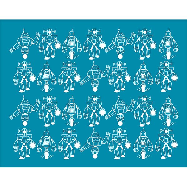 PandaHall Silk Screen Printing Stencil, for Painting on Wood, DIY Decoration T-Shirt Fabric, Robot Pattern, 100x127mm Nylon Others Cyan
PandaHall Silk Screen Printing Stencil, for Painting on Wood, DIY Decoration T-Shirt Fabric, Robot Pattern, 100x127mm Nylon Others Cyan